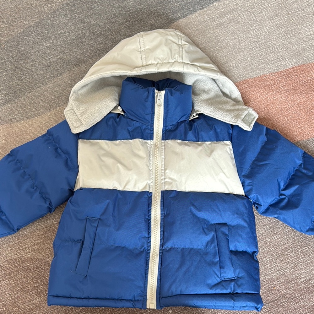 Kids Blue and Cream Jacket size 3